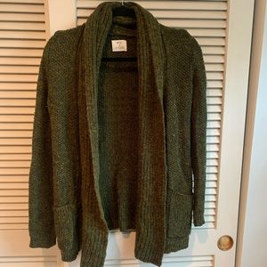 Dark Green Cardigan